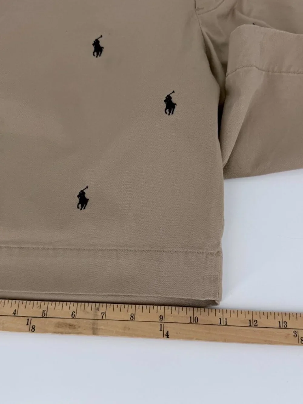 Polo Ralph Lauren Stretch Classic Fit Pony Embroidered Chino Shorts 33